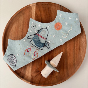 Space Birthday Crown & pegdoll