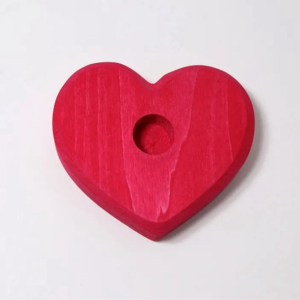Heart Wooden Candleholder